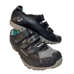 🚴‍♀️Bontrager's Evoke Mountain Bike Shoe Black Gray and Teal